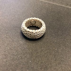 Authentic Tiffany & Co Mesh ring